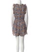 Ulla Johnson Printed Crew Neck Romper