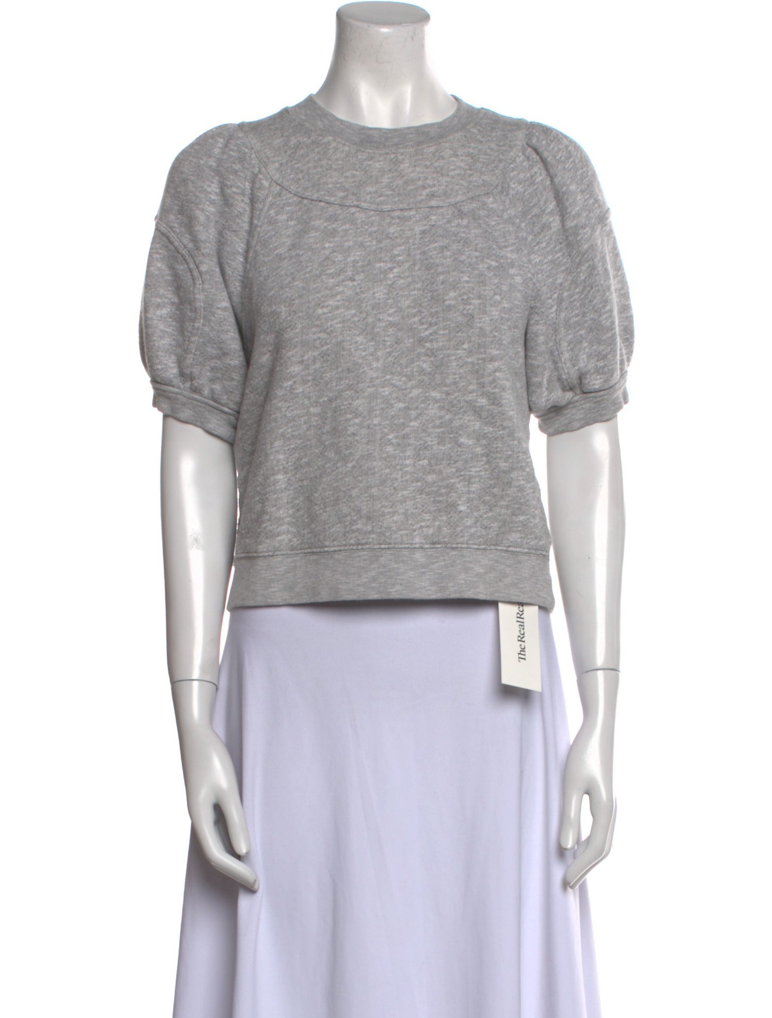 Ulla Johnson Crew Neck Short Sleeve Sweatshirt