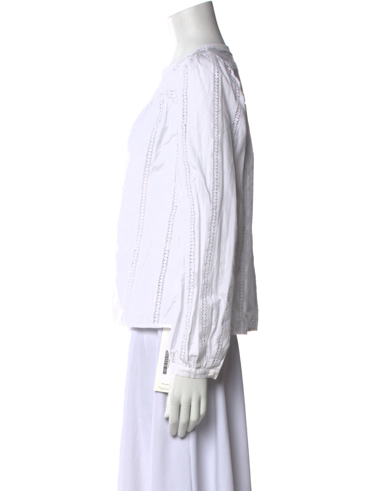 Ulla Johnson V-Neck Long Sleeve Blouse