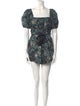 Ulla Johnson Printed Square Neckline Romper
