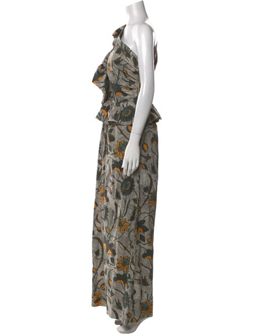 Ulla Johnson Printed One-Shoulder Jumpsuit