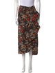 Ulla Johnson Floral Print Midi Length Skirt