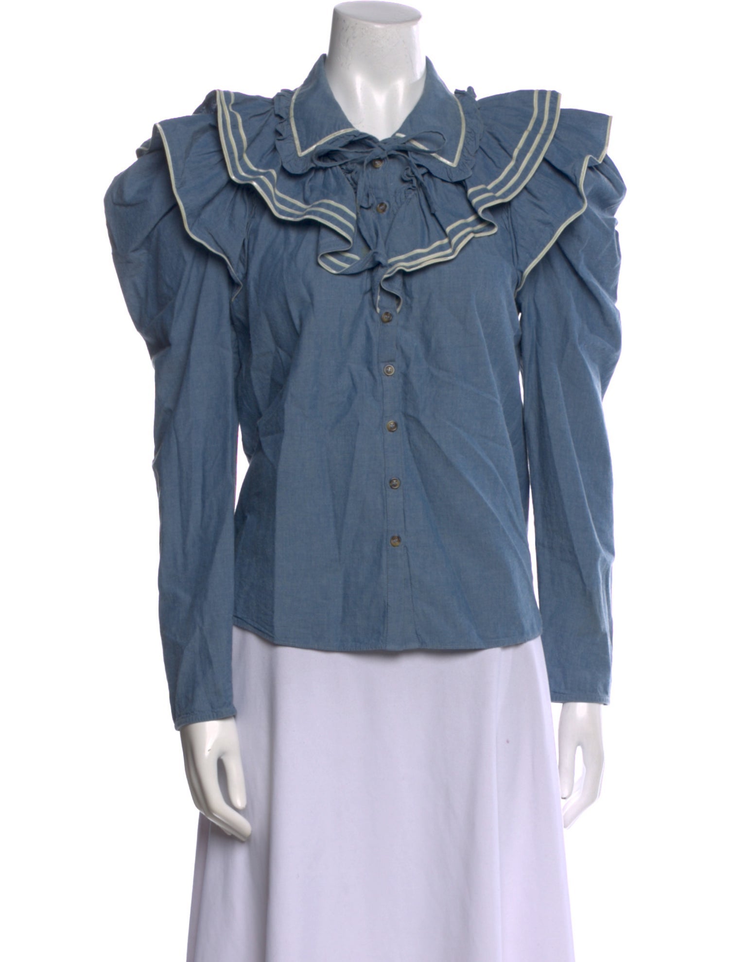 Ulla Johnson Long Sleeve Button-Up Top
