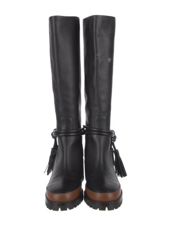 Ulla Johnson Leather Tassel Accents Riding Boots