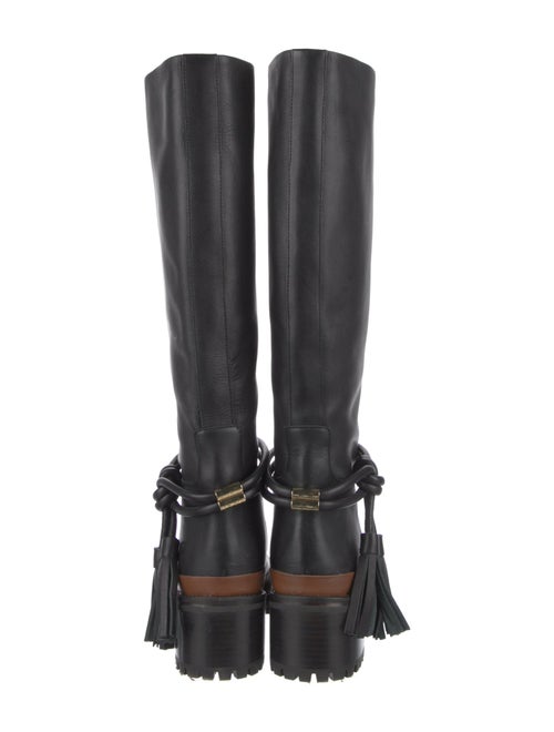 Ulla Johnson Leather Tassel Accents Riding Boots