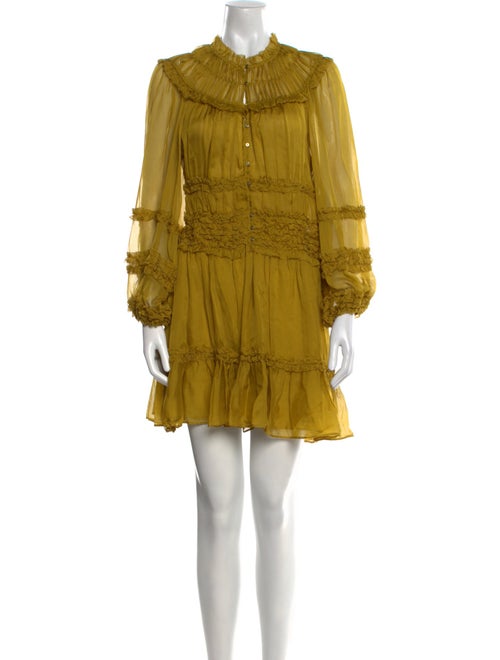 Ulla Johnson Mock Neck Mini Dress