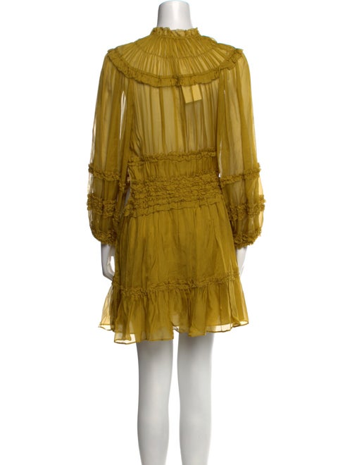 Ulla Johnson Mock Neck Mini Dress