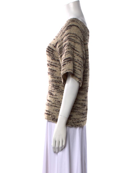 Ulla Johnson Printed Scoop Neck Sweater