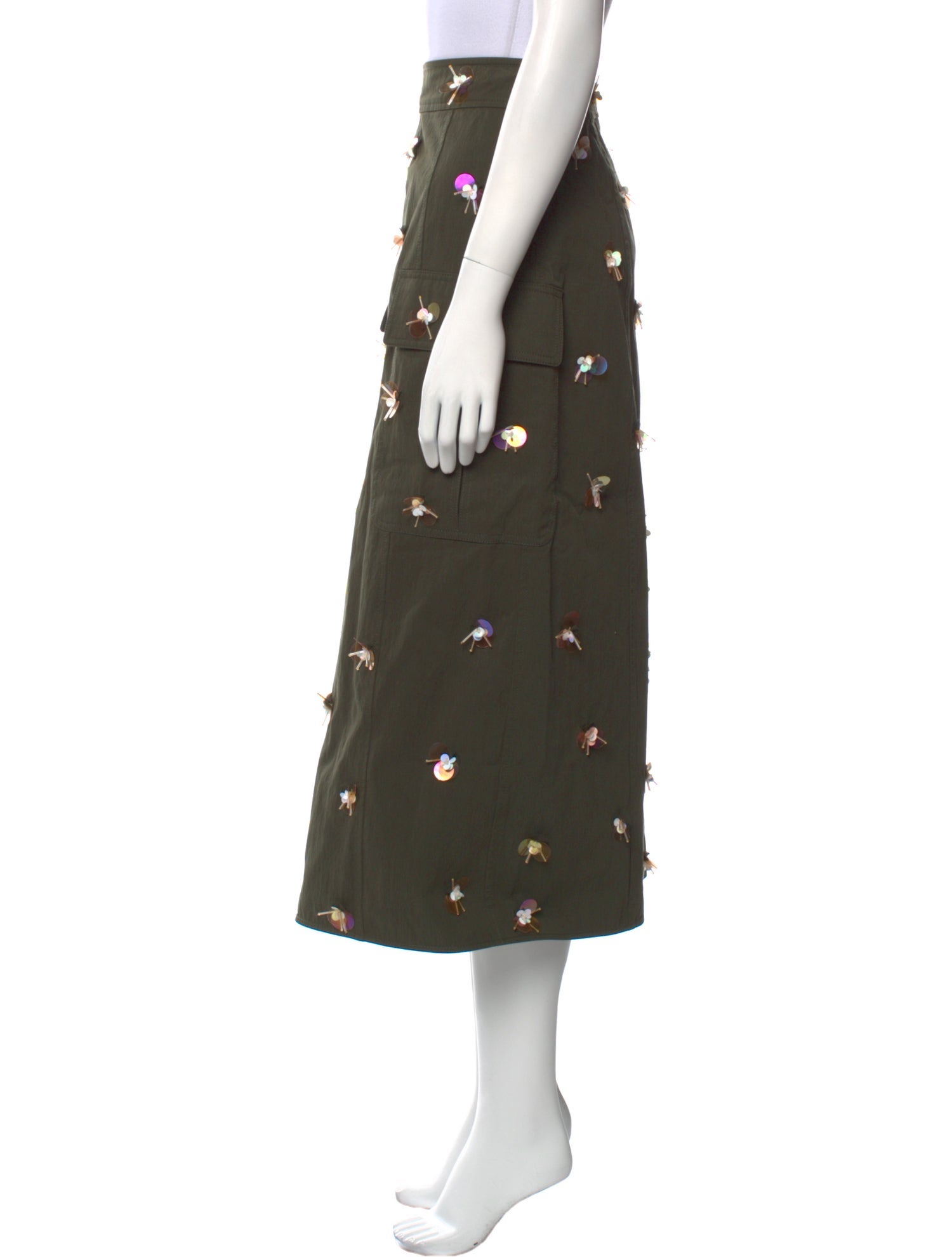 Ulla Johnson Printed Midi Length Skirt