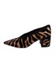 Ulla Johnson Suede Animal Print Pumps
