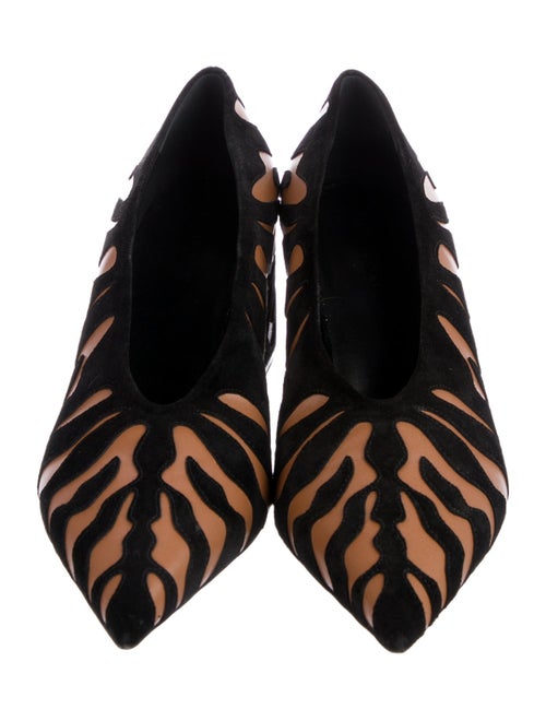Ulla Johnson Suede Animal Print Pumps
