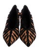 Ulla Johnson Suede Animal Print Pumps