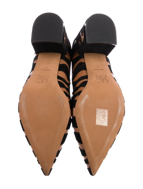 Ulla Johnson Suede Animal Print Pumps