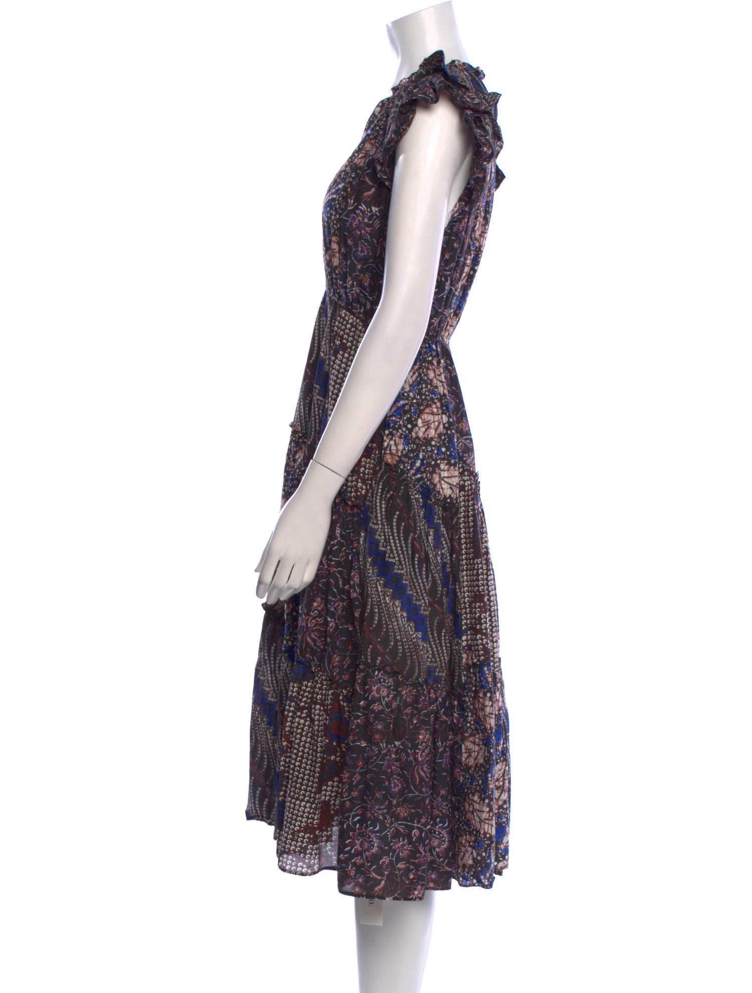 Ulla Johnson Printed Midi Length Dress