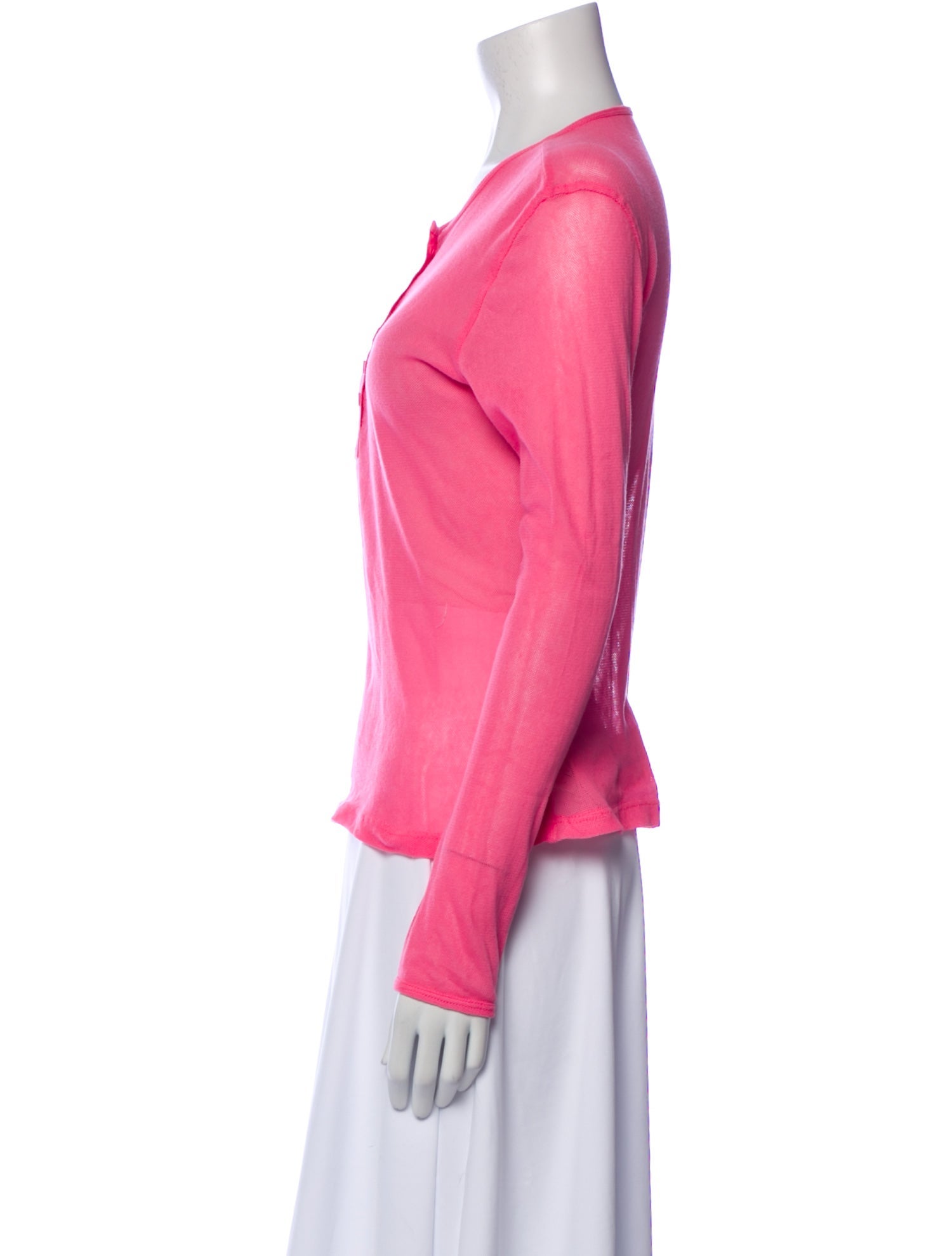 Ulla Johnson V-Neck Long Sleeve Top