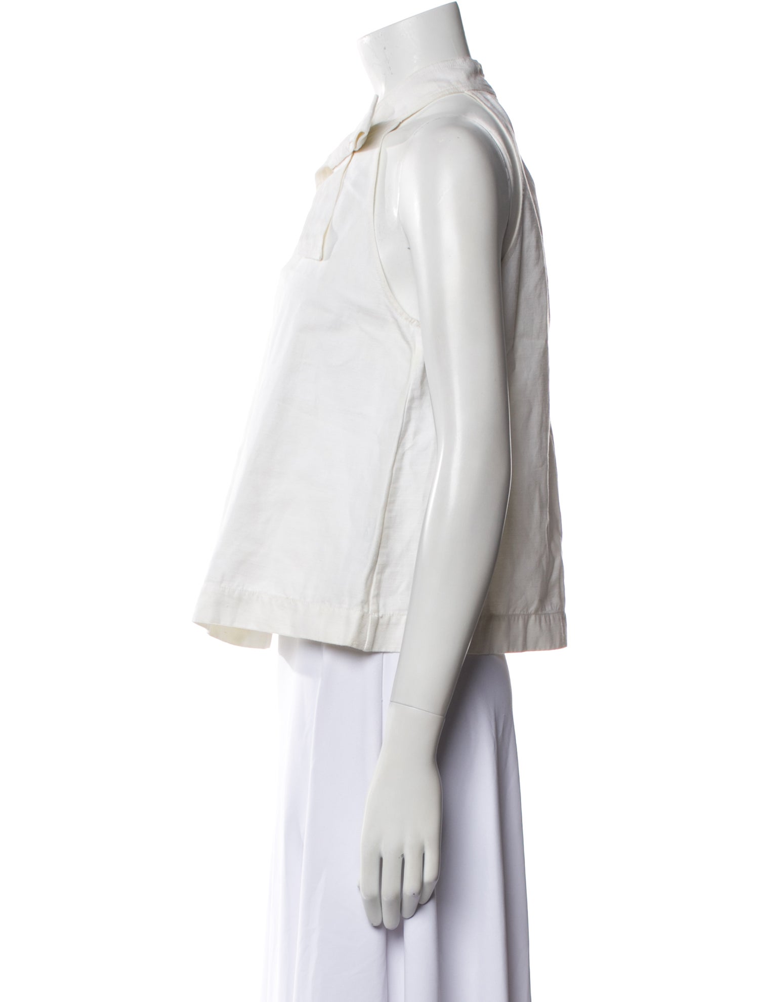 Ulla Johnson Halterneck Sleeveless Crop Top