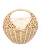 Ulla Johnson Rattan Top Handle Bag
