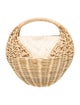 Ulla Johnson Rattan Top Handle Bag