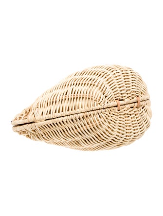 Ulla Johnson Rattan Top Handle Bag