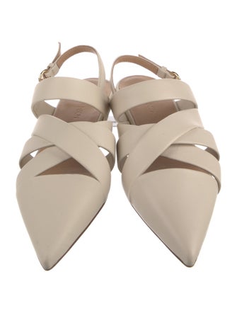 Ulla Johnson Leather Slingback Flats
