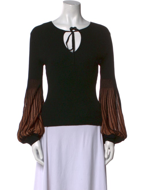 Ulla Johnson V-Neck Long Sleeve Top