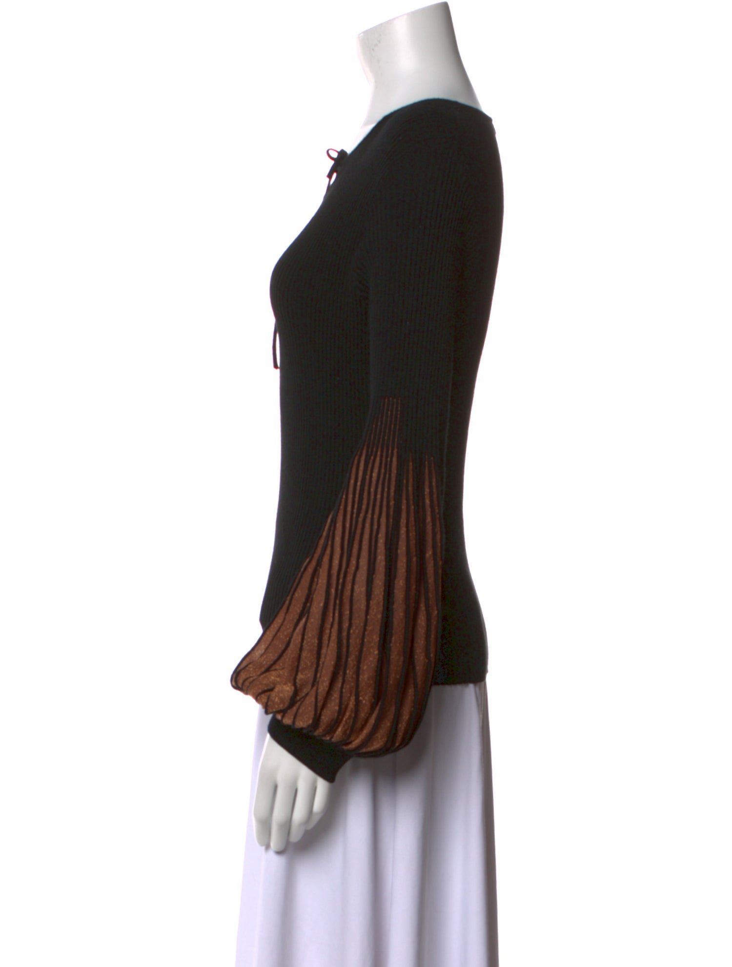 Ulla Johnson V-Neck Long Sleeve Top