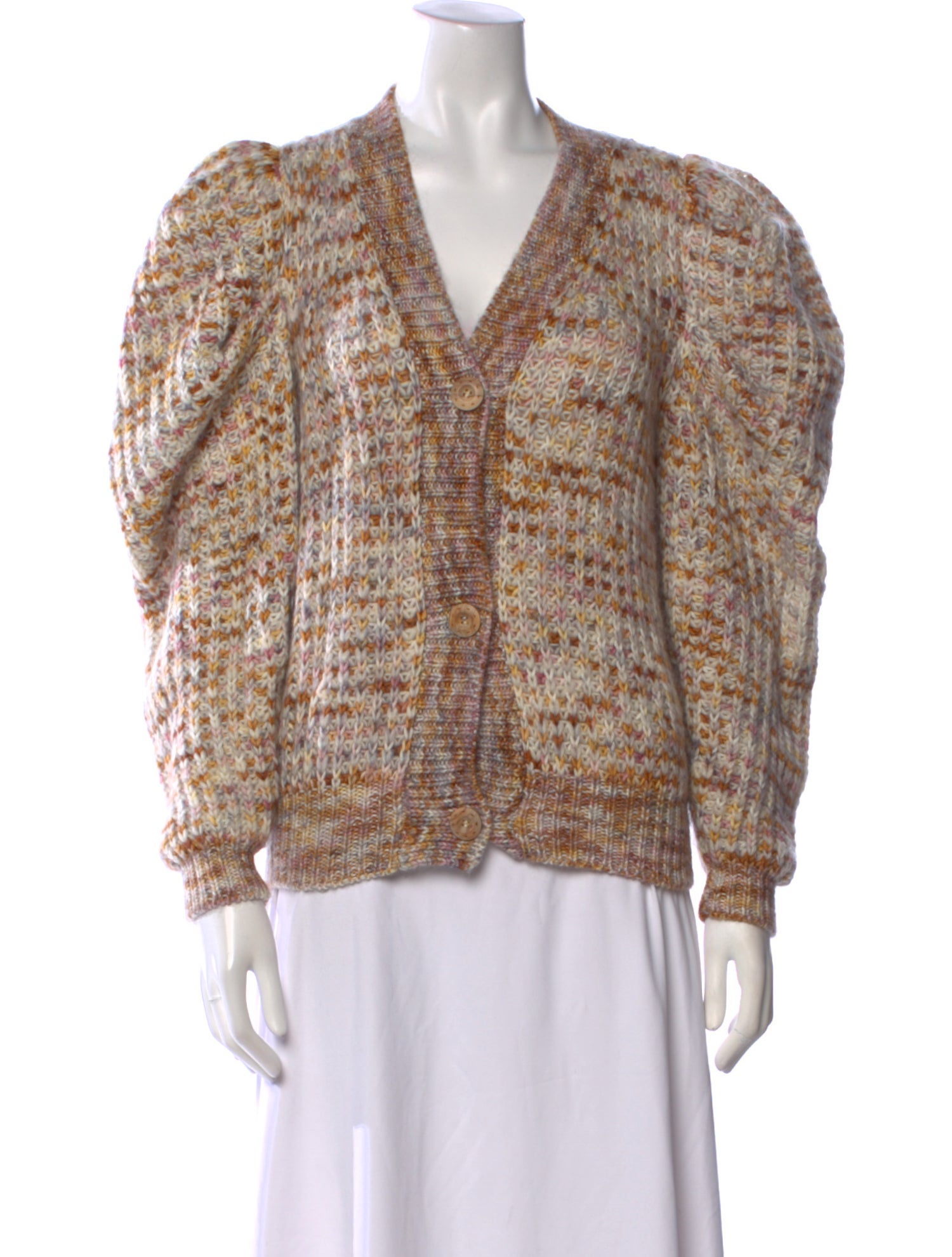 Ulla Johnson Printed V-Neck Sweater