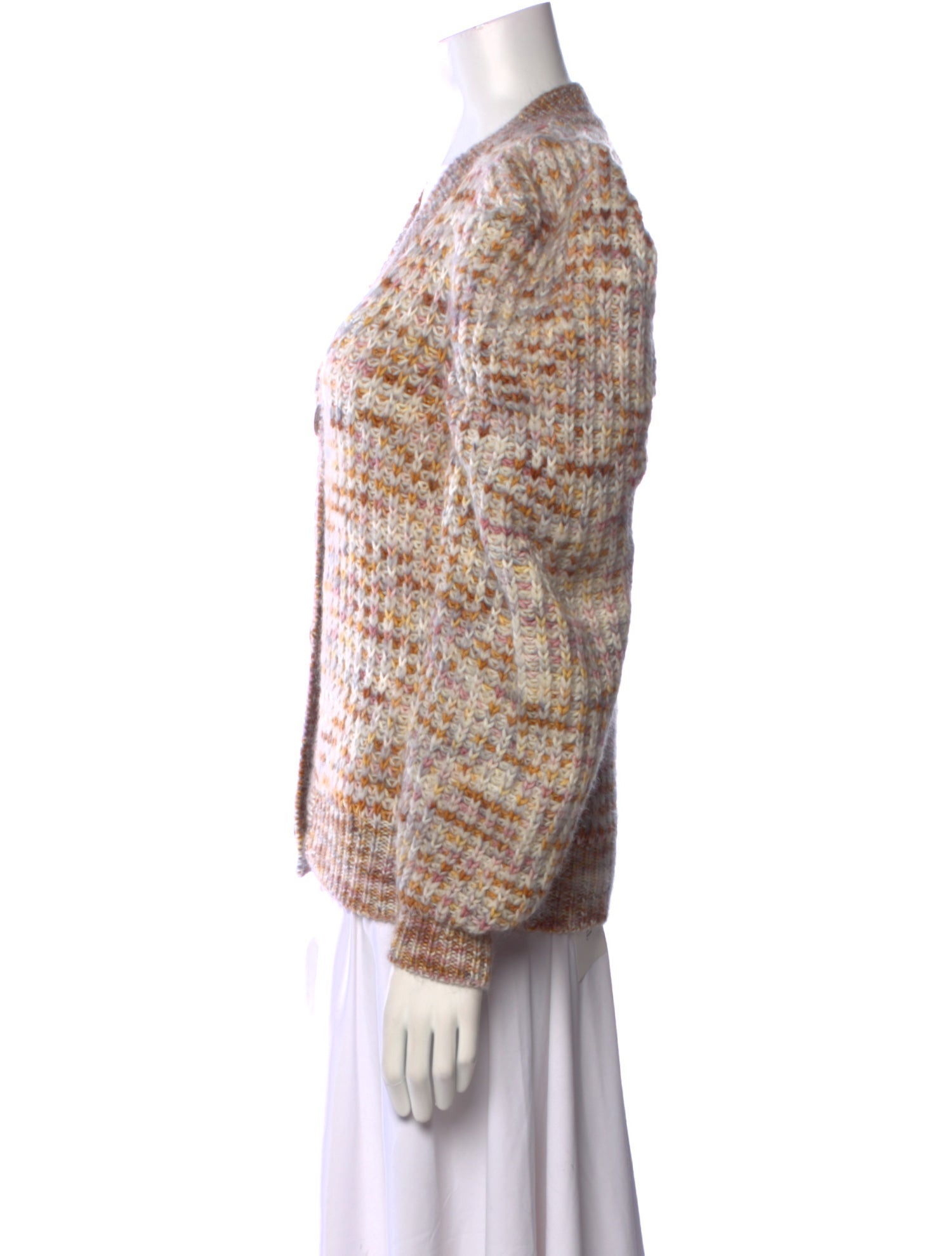 Ulla Johnson Printed V-Neck Sweater