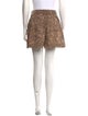 Ulla Johnson Animal Print Mini Shorts