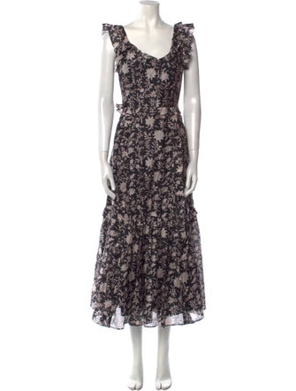 Ulla Johnson Floral Print Mini Dress