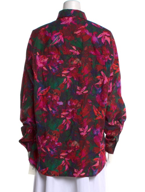 Ulla Johnson Floral Print Long Sleeve Button-Up Top