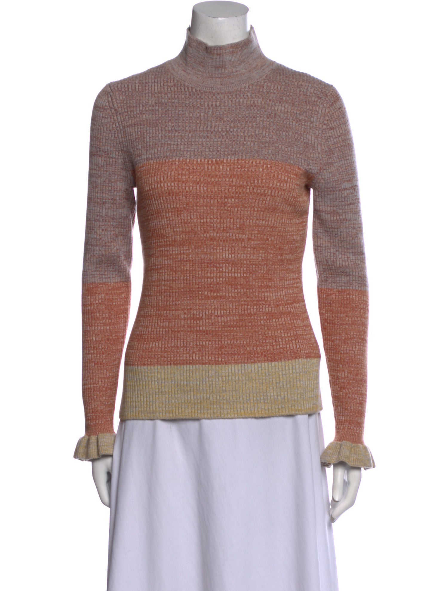 Ulla Johnson Striped Turtleneck Sweater w/ Tags