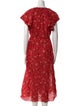 Ulla Johnson Floral Print Midi Length Dress