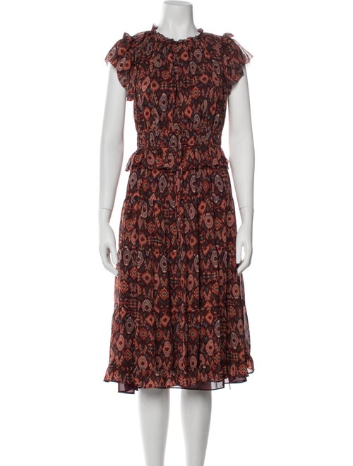 Ulla Johnson Silk Midi Length Dress