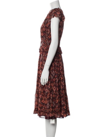 Ulla Johnson Silk Midi Length Dress