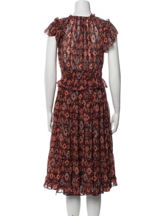 Ulla Johnson Silk Midi Length Dress