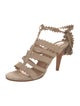 Ulla Johnson Suede Tassel Accents Gladiator Sandals