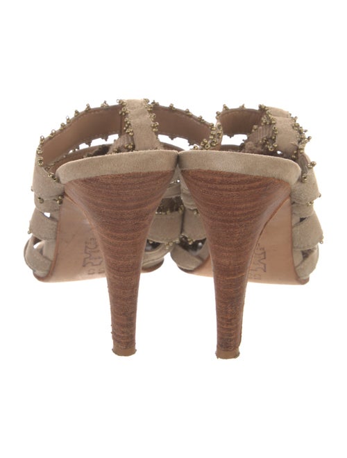 Ulla Johnson Suede Tassel Accents Gladiator Sandals