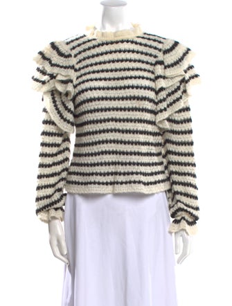Ulla Johnson Striped Crew Neck Sweater