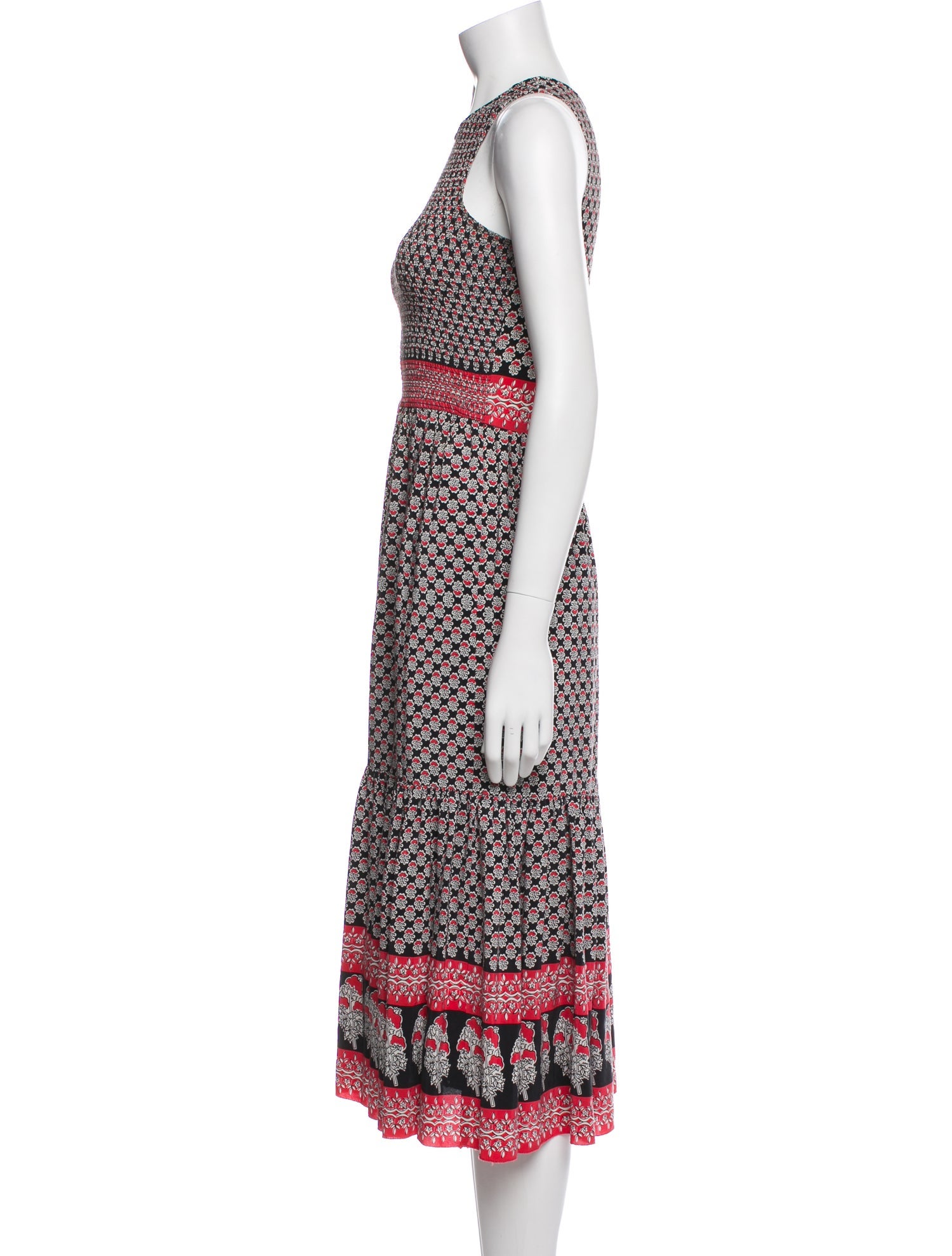 Ulla Johnson Silk Midi Length Dress