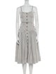 Ulla Johnson Striped Midi Length Dress