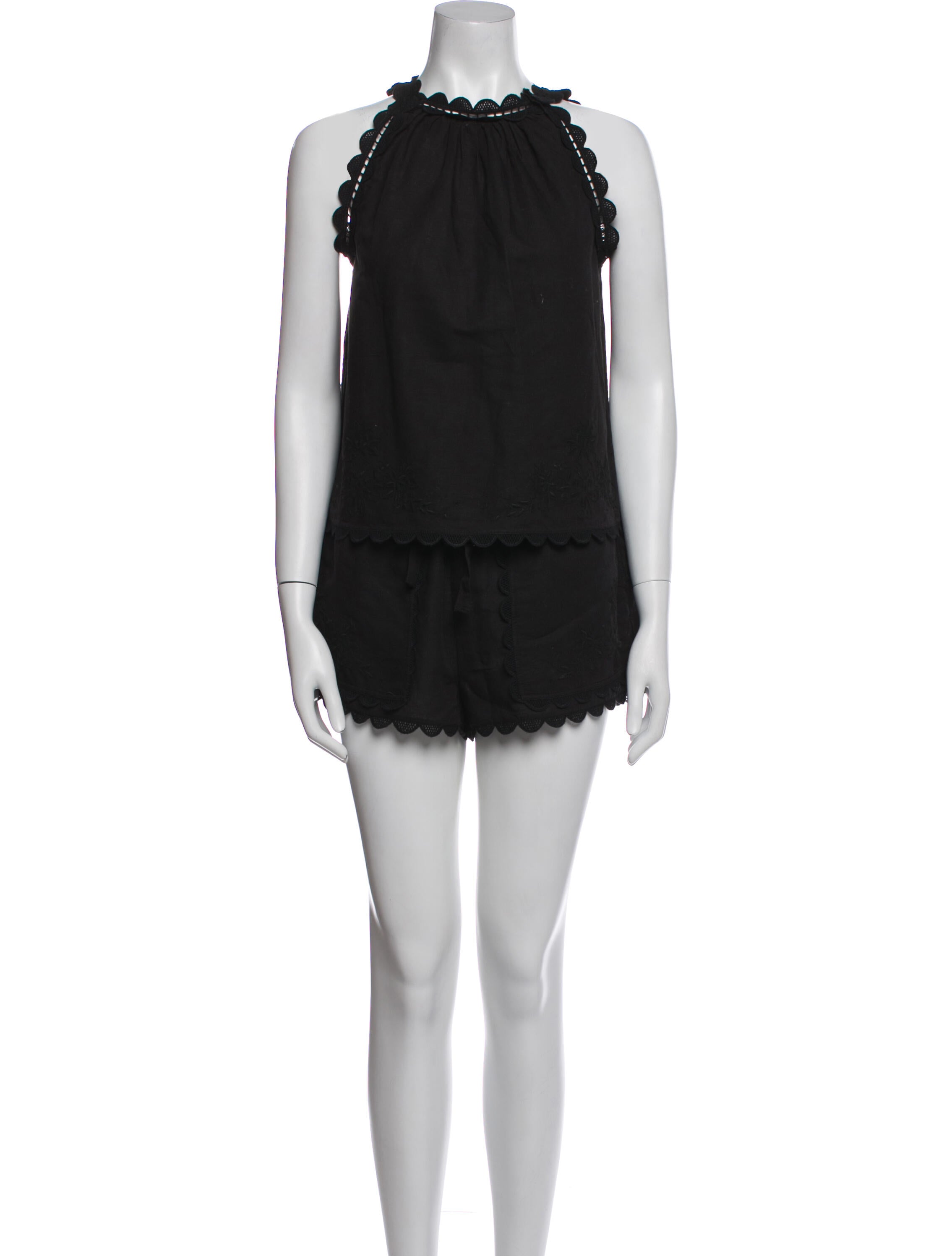 Ulla Johnson Linen Printed Short Set