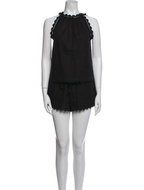 Ulla Johnson Linen Printed Short Set