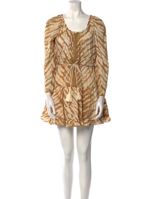 Ulla Johnson Animal Print Mini Dress