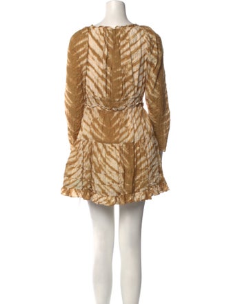 Ulla Johnson Animal Print Mini Dress