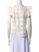 Ulla Johnson Lace Pattern Crew Neck Blouse