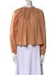 Ulla Johnson Mock Neck Long Sleeve Blouse