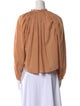 Ulla Johnson Mock Neck Long Sleeve Blouse