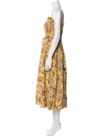 Ulla Johnson Floral Print Long Dress