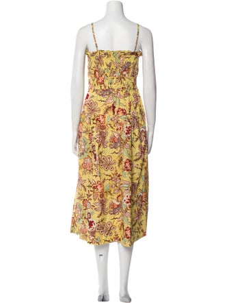 Ulla Johnson Floral Print Long Dress